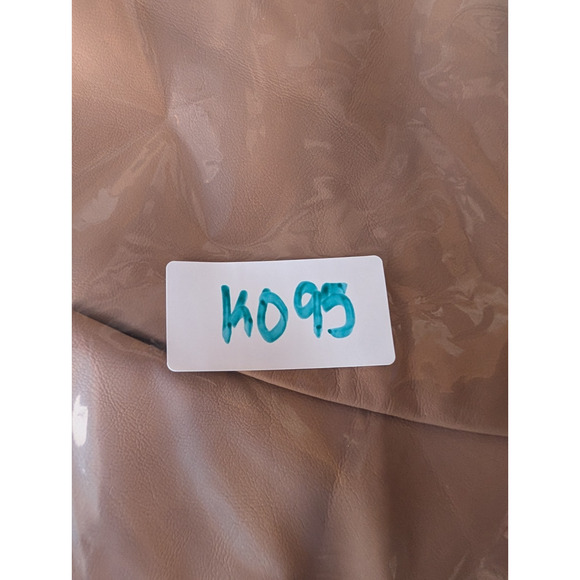 Do + Be Faux Leather Ruffle Skort Tan High Waist Mini Skort Medium Festival Boho - Picture 9 of 9